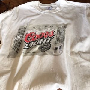 XL Coors Light T-shirt   Nearly new condition.